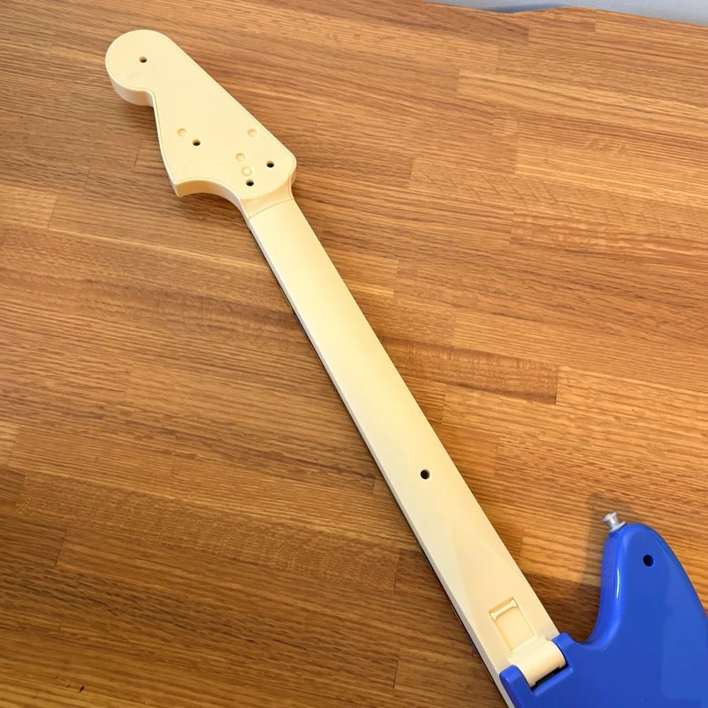 For Parts UNTESTED Rock Band 4 Fender Jaguar Guitar Controller PDP Xbox One Blue